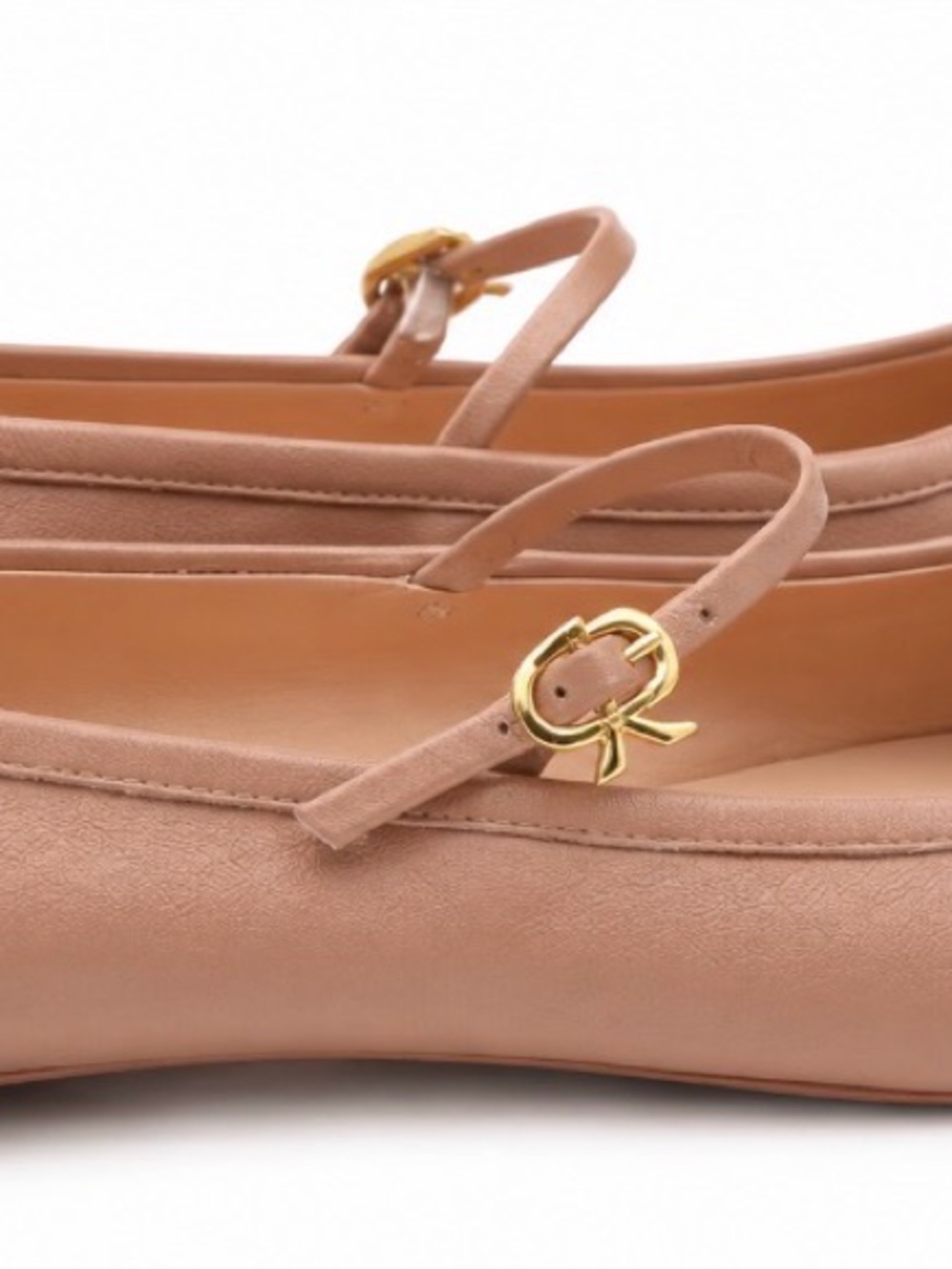 Gianvito Rossi Carla Flats Mary Jane – Beige Leather | EU 40 / US 9.5–10 - Picture 6 of 11